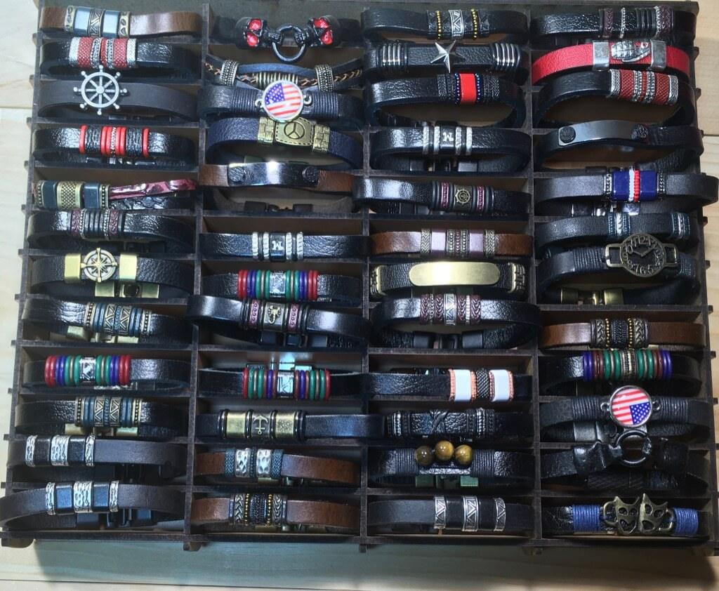 wholesale leather bracelets USA