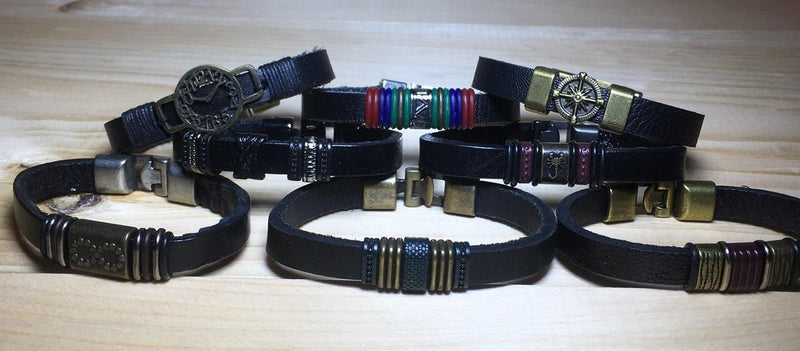 blank leather bracelets in bulk