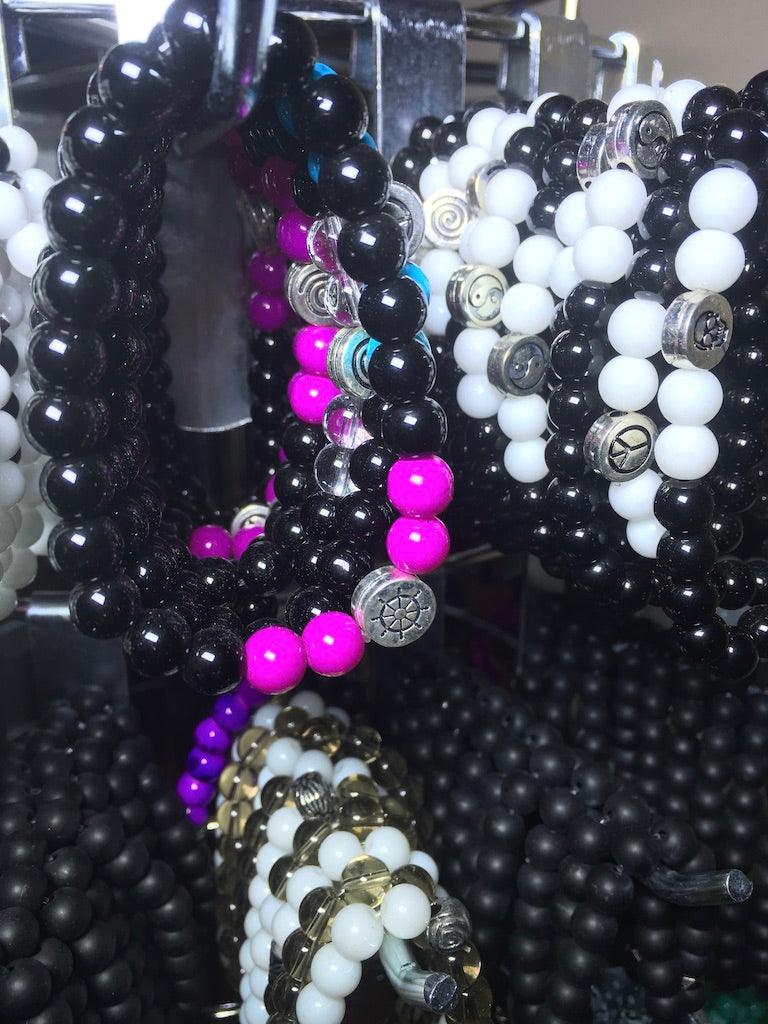 stone glass bracelets in bulk