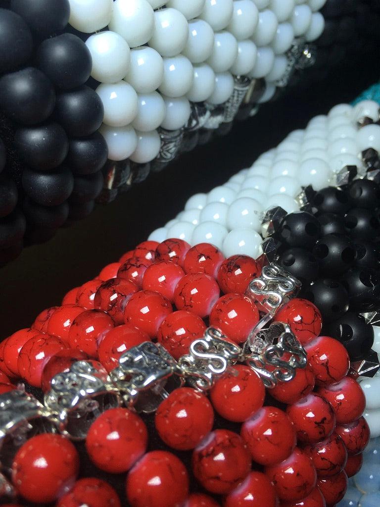 red stone bracelets in bulk