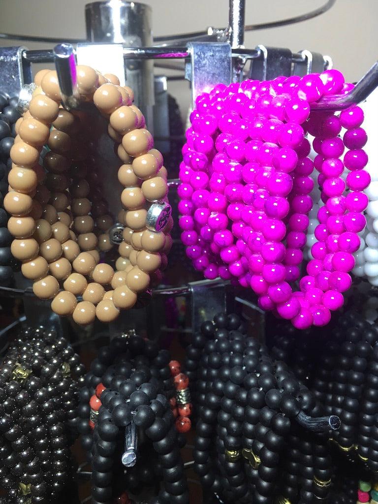 wholesale glass bead bracelets