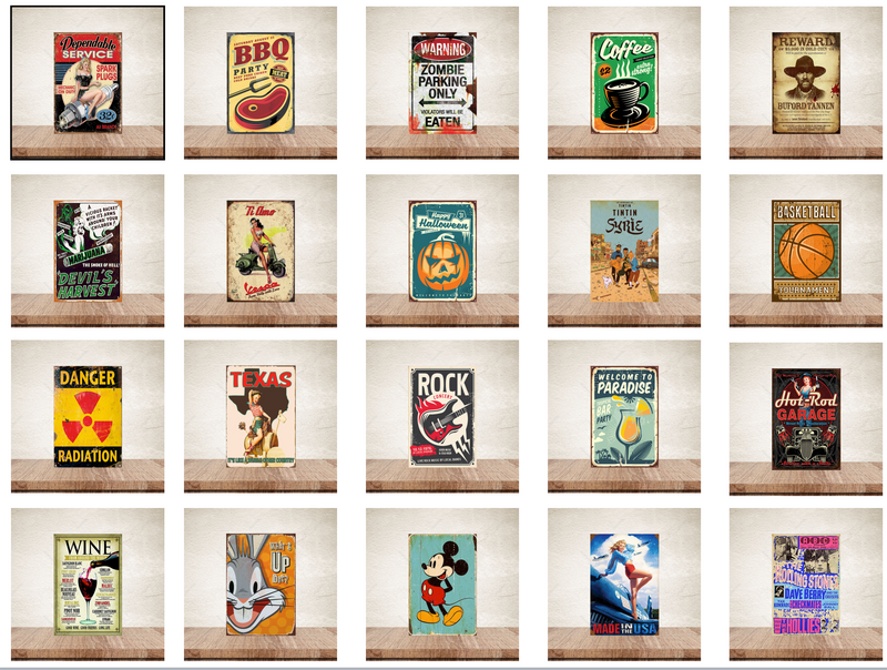decorative wall signs in bulk